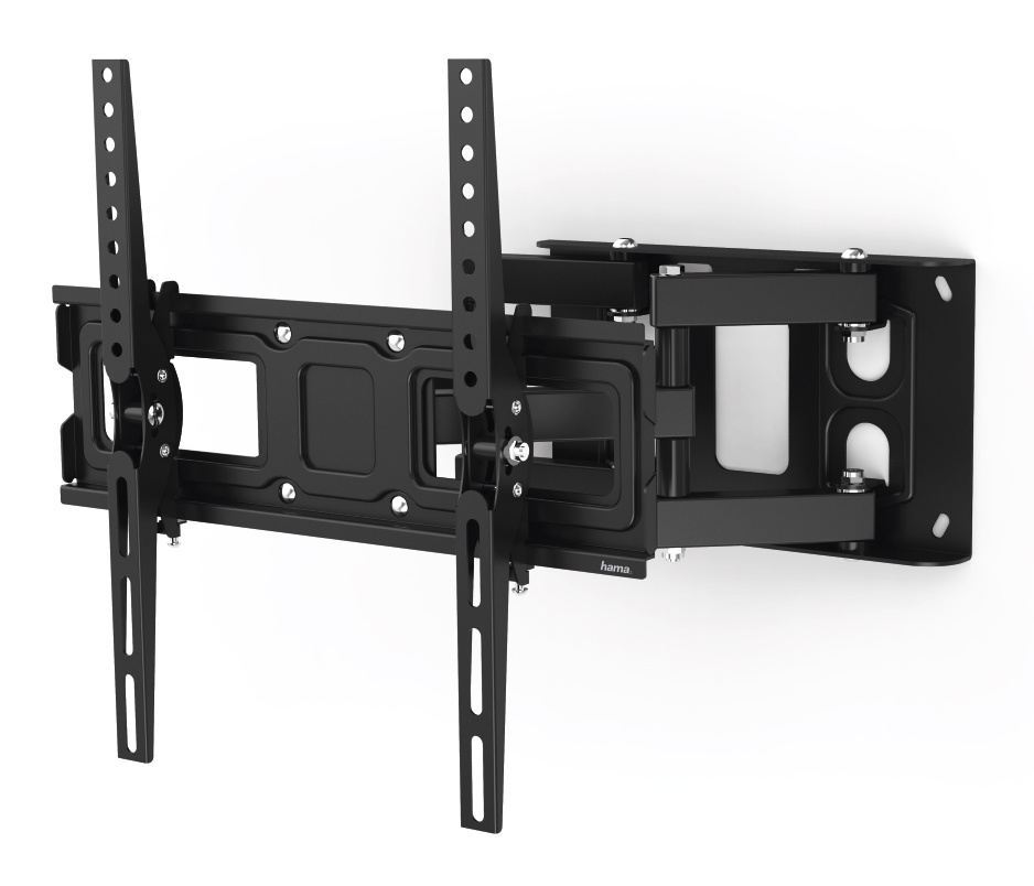 

Кронштейн настенный для TV/монитора HAMA FULLMOTION TV, 32"-65", VESA 100x100мм-400x400мм, наклонный, до 50 кг, черный (00118125), FULLMOTION TV