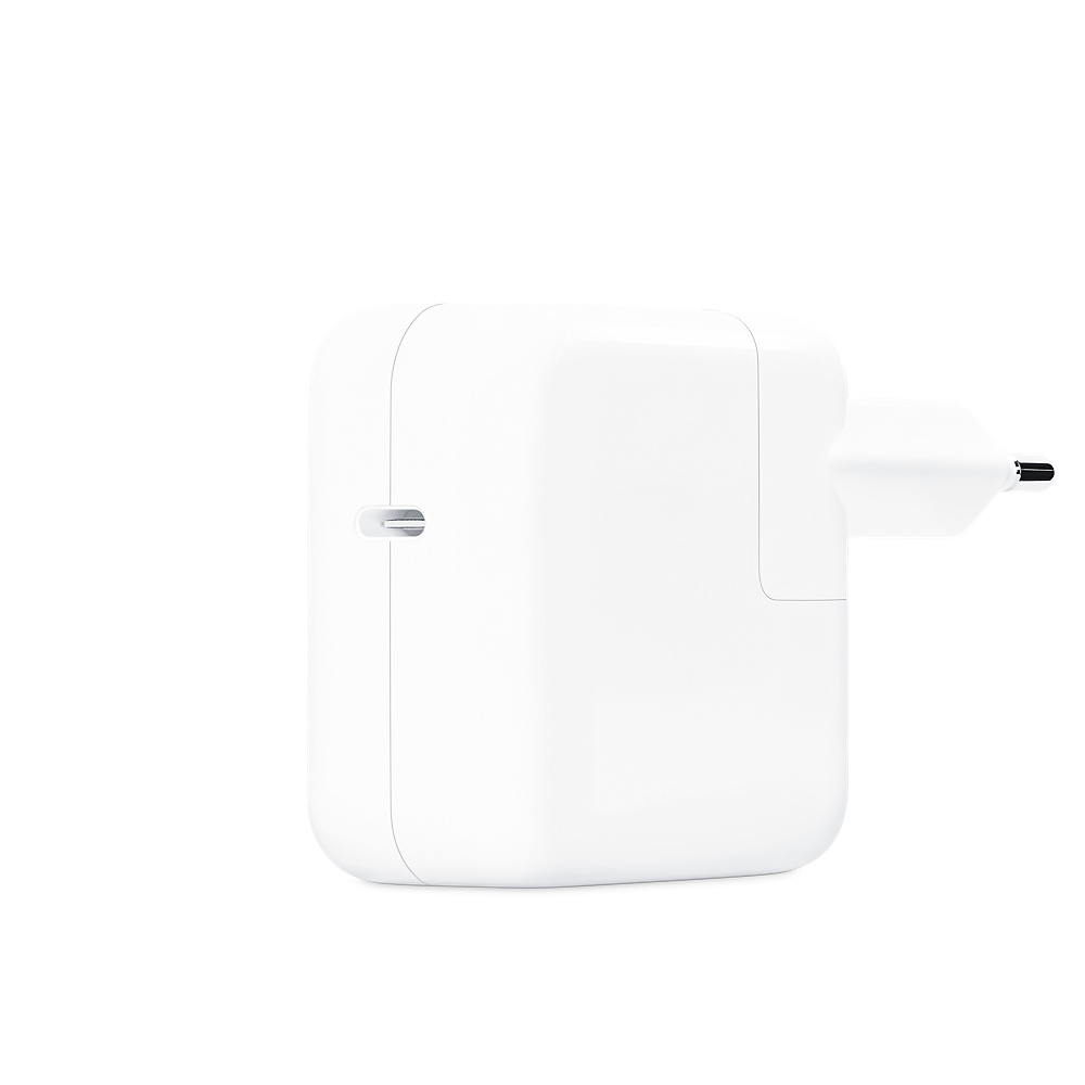 Сетевое зарядное устройство Apple MY1W2ZM, PD 30 Вт, белый
