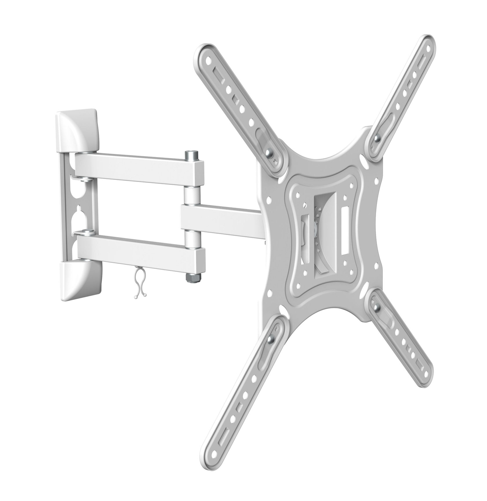 

Кронштейн настенный для TV/монитора Ultramounts UM 870W, 23"-55", VESA 75x75мм-400x400мм, наклонный, поворотный, до 30 кг, белый, UM 870W