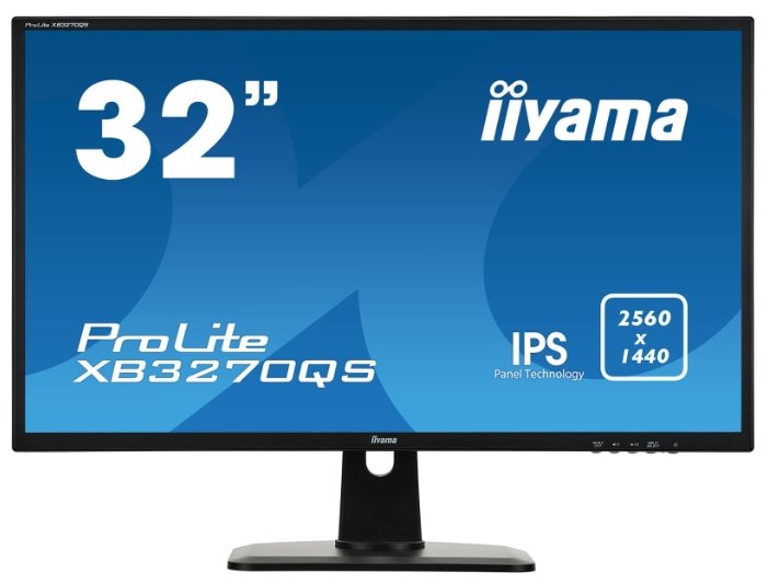 

Монитор 32" Iiyama XB3270QS-B1 IPS, 2560x1440 (16:9) 250кд/м2, 4мс, DVI, HDMI, DisplayPort, черный Плохая упаковка, ProLite