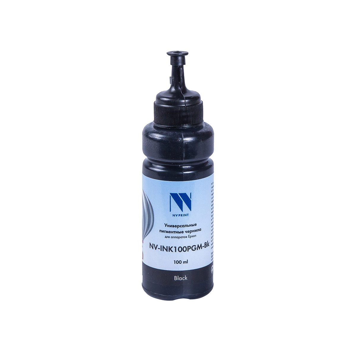 

Чернила NV-Print, 100 мл, черный, совместимые, пигментные для Epson (NV-INK100PGM-Bk)