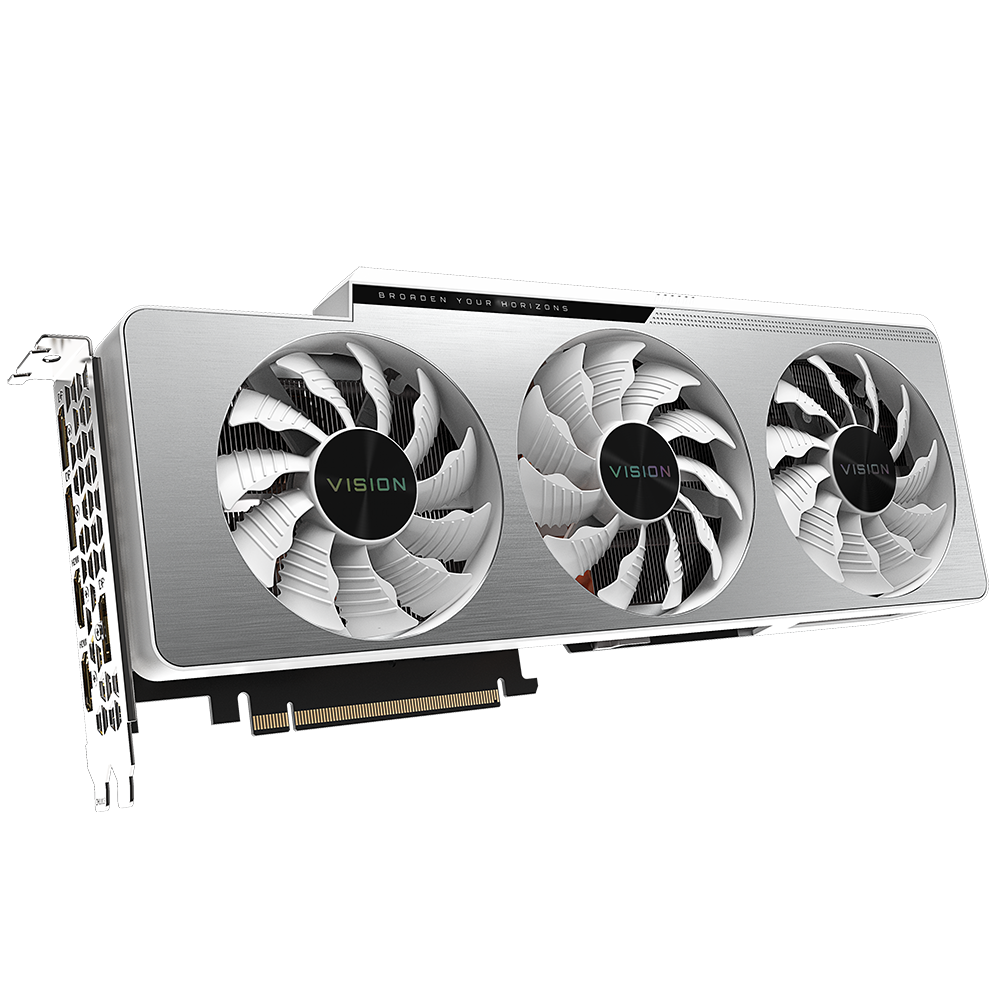 【ジャンク】GIGABYTE GEFORCE RTX 3080 VISION Видеокарта GIGABYTE NVIDIA GeForce RTX 3080 VISION OC, 10Gb DDR6X