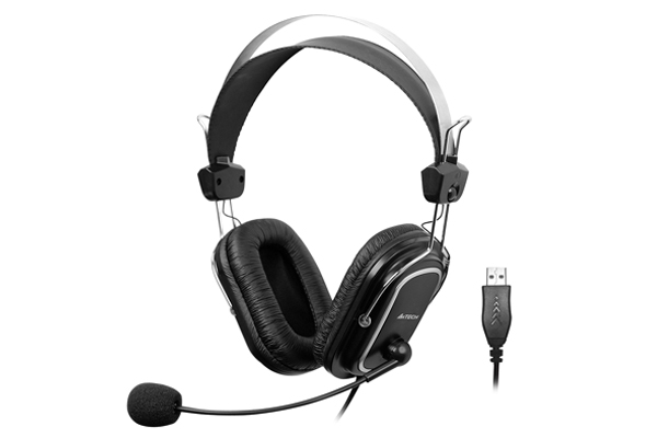 

Проводная гарнитура A4Tech ComfortFit HU-50, USB, черный, ComfortFit HU-50