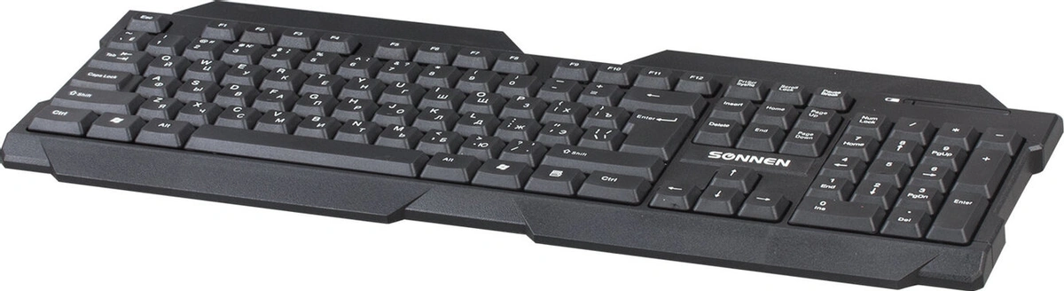Клавиатура SONNEN KB-5156, USB, черный