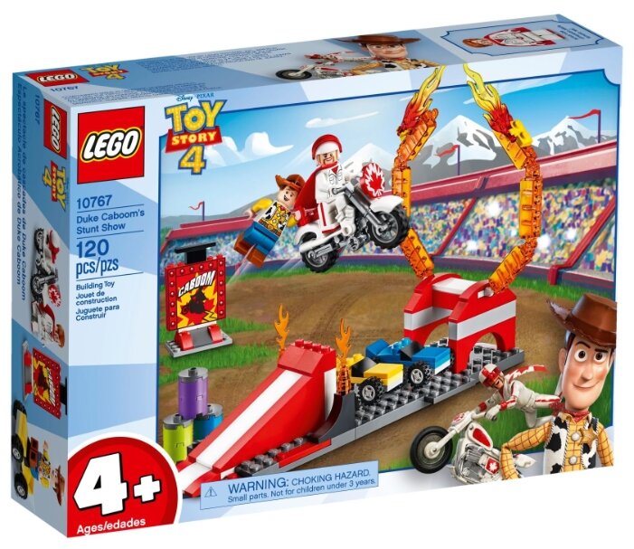 

Конструктор LEGO "История игрушек-4: Трюковое шоу Дюка Бубумса", деталей: 120 (10767), "История игрушек-4: Трюковое шоу Дюка Бубумса"