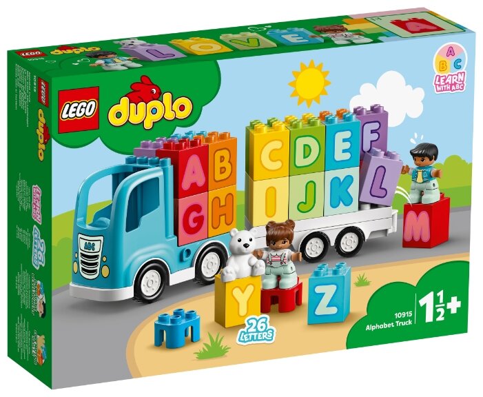 

Конструктор LEGO DUPLO: "Грузовик Алфавит", деталей: 36 (10915), DUPLO: "Грузовик Алфавит"