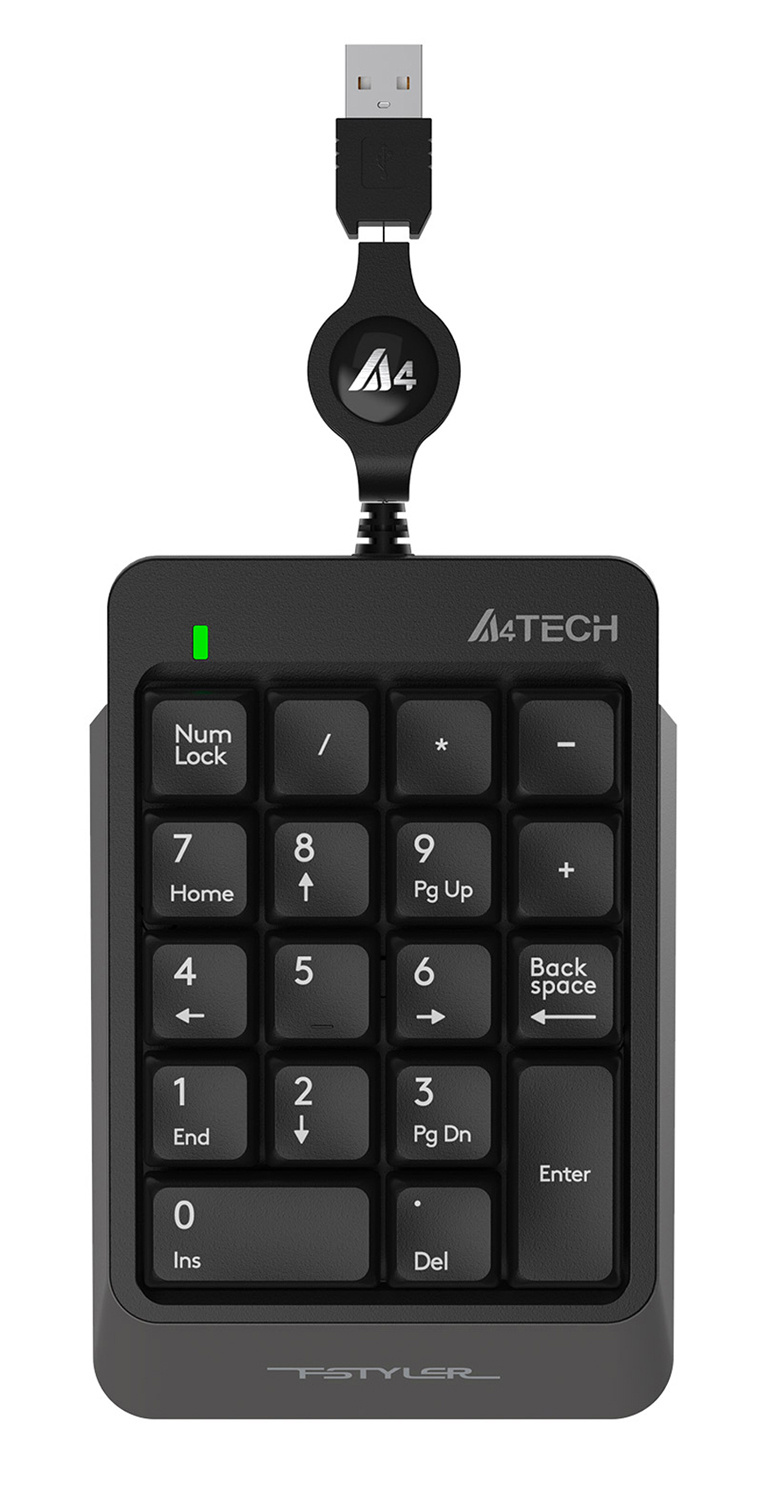 Цифровой блок A4Tech Fstyler FK13, USB, серый