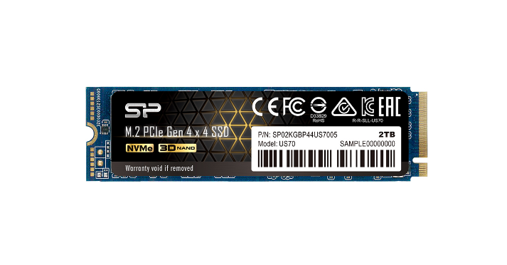 

Твердотельный накопитель (SSD) Silicon Power 2Tb US70, 2280, M.2, NVMe (SP02KGBP44US7005)