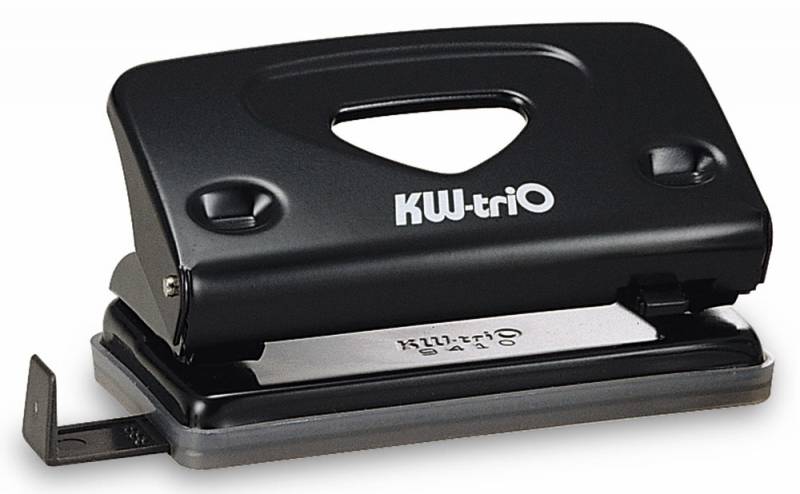 

Дырокол 10 листов, 2 отверстия 6мм, линейка, черный, Kw-Trio Classic Mini 941BLCK (941BLCK), 941BLCK