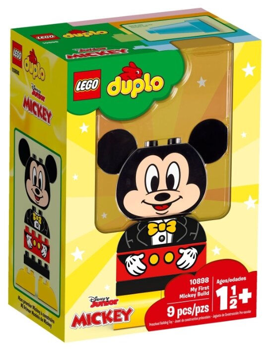 

Конструктор LEGO DUPLO: "Мой первый Микки", деталей: 9 (10898), DUPLO: "Мой первый Микки"