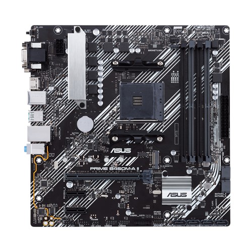 Материнская плата ASUS PRIME B450M-A II, SocketAM4, AMD B450, mATX