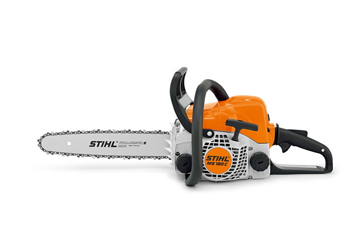 

Бензопила Stihl MS 180 C-BE 14, 1500Вт, 2 л.с., бензиновая, шина 35см, шаг 3/8 дюйма, 40В, емкость топливного бака 250мл, 4.2кг (11302000479), MS 180 C-BE 14