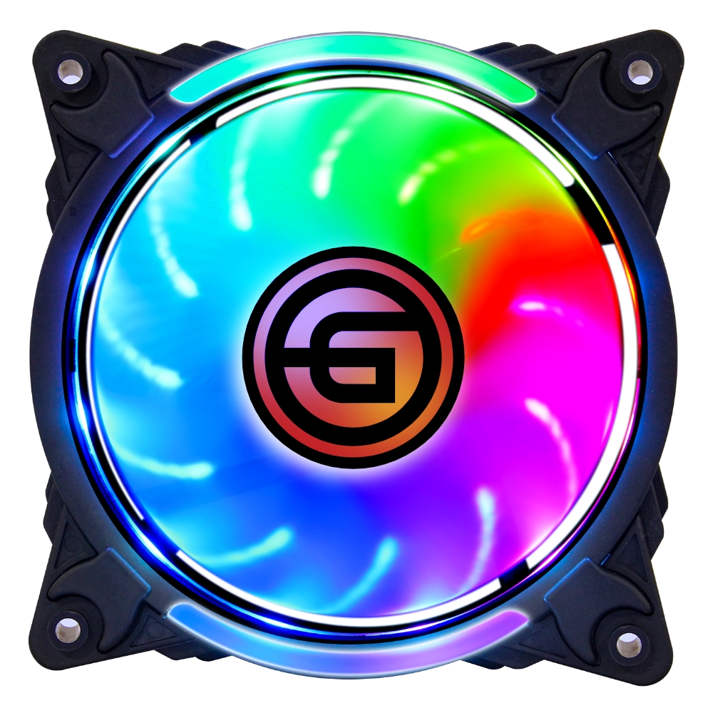 

Вентилятор Ginzzu RGB 12R4, 120 мм, 1200rpm, 24 дБ, 4-pin Molex, 1шт, RGB, RGB 12R4