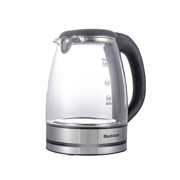 

Чайник электрический Blackton Bt KT1825G 1.8л. 1.5 кВт, стекло, черный/синий, Bt KT1825G