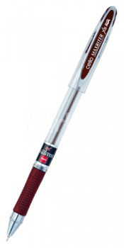 Ручка шариковая Cello Maxriter XS, красный, пластик, колпачок, блистер (829372)