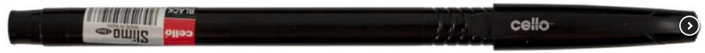 

Ручка шариковая Cello SLIMO Needle, черный, пластик, колпачок, коробка (399294), Needle