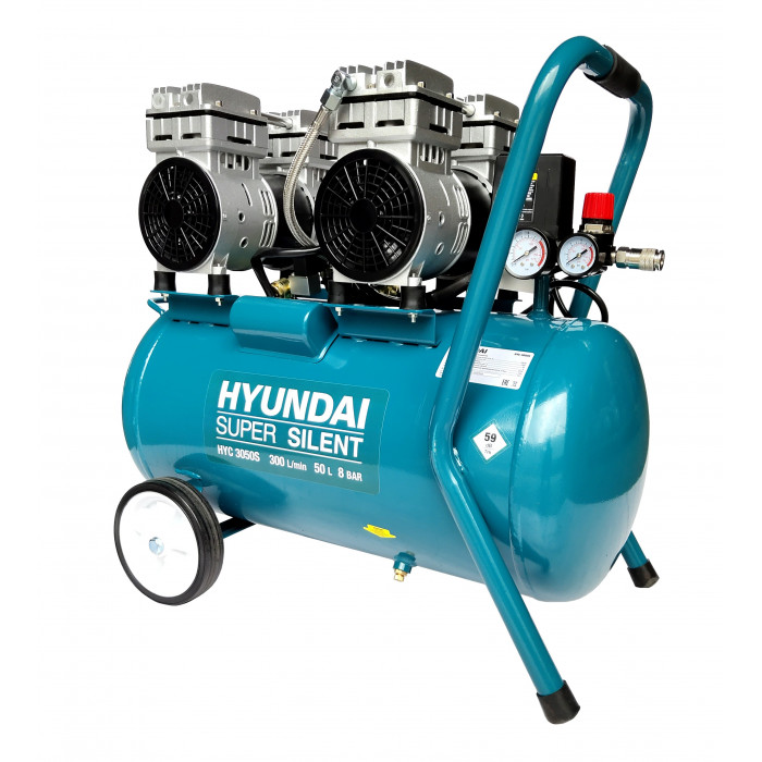 Компрессор воздушный Hyundai HYC 3050S, 50 л, 300л/мин