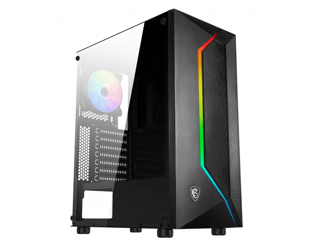 Корпус MSI MAG VAMPIRIC 100R, Midi-Tower, без БП, черный