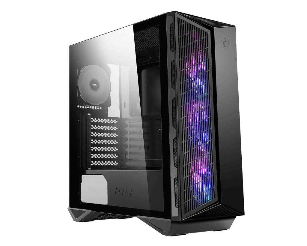 

Корпус MSI MPG GUNGNIR 110M, ATX, Midi-Tower, 2xUSB 3.2, USB Type-C, черный, Без БП, MPG GUNGNIR 110M