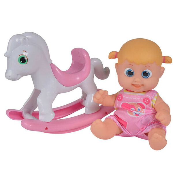 

Кукла Bouncin' Babies "Бони с лошадкой-качалкой", 16 см, подвижная (803003), "Бони с лошадкой-качалкой"