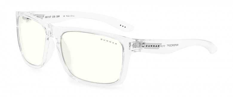 

Очки для работы за компьютером GUNNAR Intercept Clear , белый (INT-07609), Intercept Clear