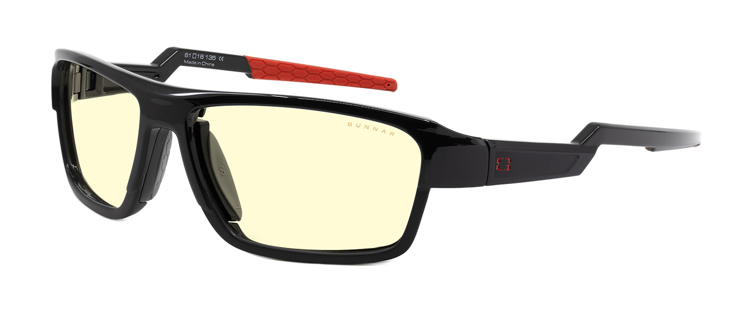 

Очки для работы за компьютером GUNNAR Lightning Bolt 360 , черный/красный (LI3-00101), Lightning Bolt 360
