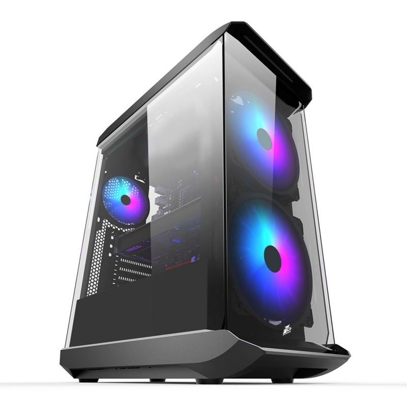 

Корпус 1STPLAYER FIREBASE X8, ATX, Midi-Tower, 2xUSB 3.0, черный, Без БП (FP_X8), FIREBASE X8