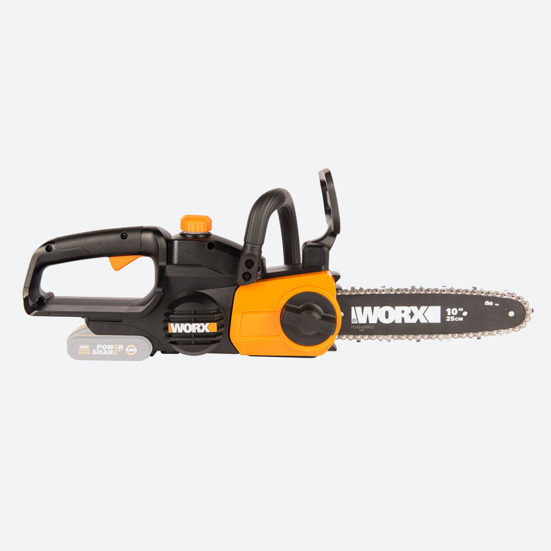 Пила цепная WORX WG322E.9, аккумуляторная, 25 см