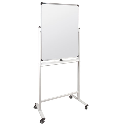 

Демонстрационная доска Brauberg Premium магнитно-маркерная, 60x90см, лак (белый)/алюминий, на роликах, поворотная (236850), Premium