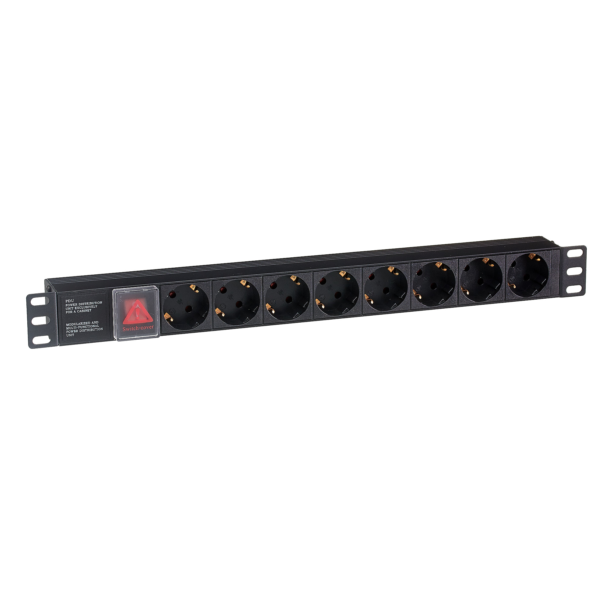 Блок розеток (PDU), кол-во розеток: 8, ExeGate ServerPro PDU-19H801 (EX280840RUS)