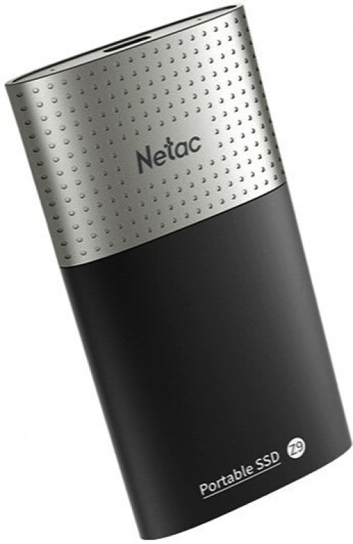 Внешний SSD Netac Z9 NT01Z9-001T-32BK 1Tb, черный/серебристый