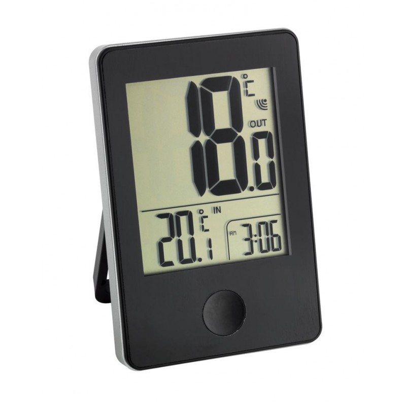 

Термометр цифровой настольный -20°C-60°C, часы, 2 x 1,5 V AAA, TFA 30.3051.01 (30.3051.01), 30.3051.01