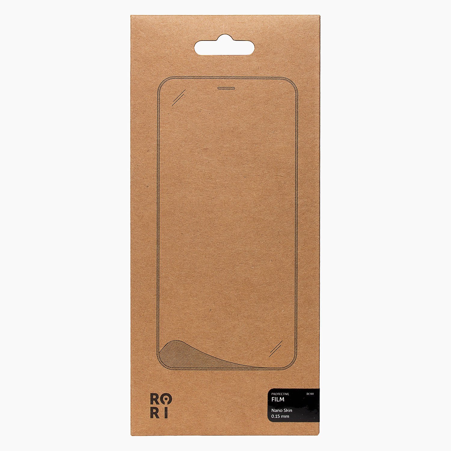 Защитная пленка Rori Polymer для экрана смартфона Apple iPhone 6 Plus/6S Plus, FullScreen, черная рамка (119491)