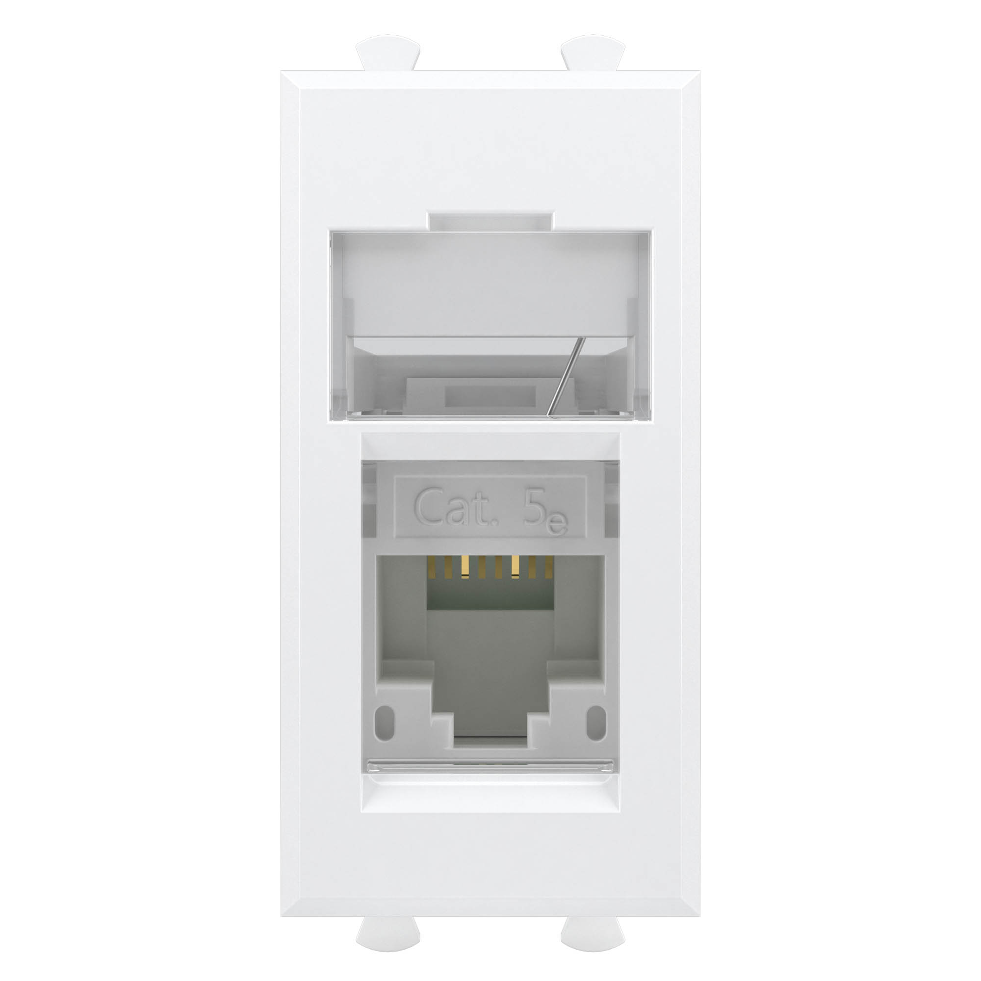 

Розетка RJ-45 скрытый монтаж категория 5e, белый, DKC Avanti (4400461)