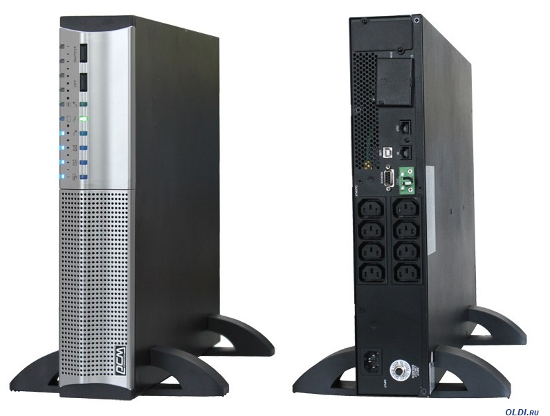 

ИБП Powercom Smart King RT, 3000VA, 2700W, IEC, серый (SRT-3000A), Smart King RT