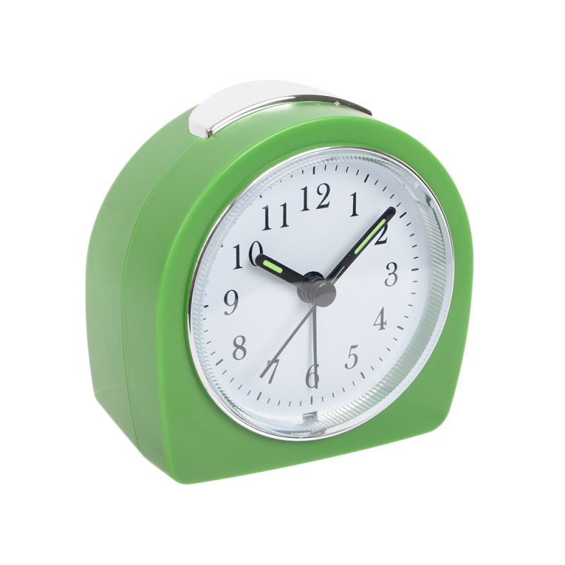 Часы TFA 60.1021.04, от батарейки, будильник, зеленый (60.1021.04)