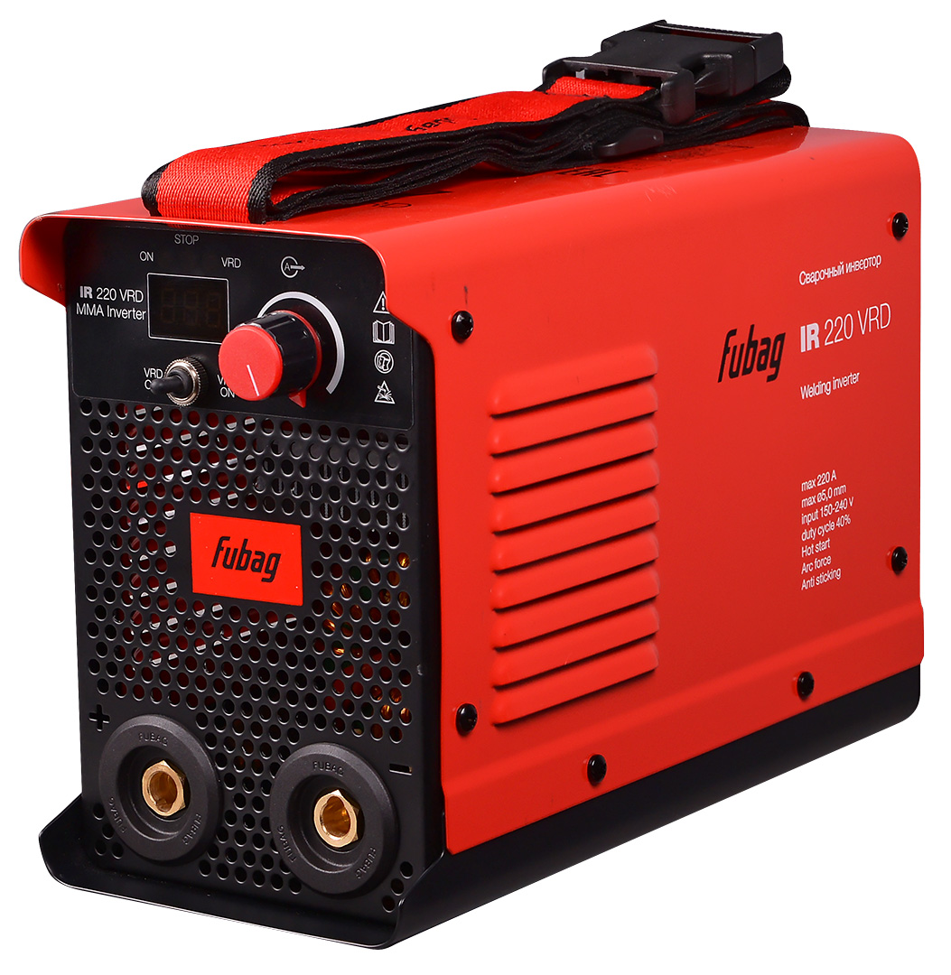 

Сварочный аппарат Fubag IR 220 VRD, MMA, инверторный, MMA (10А-220А), 150 В-240 В (31405), IR 220 VRD