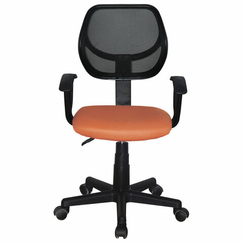 Кресло офисное Brabix Flip MG-305 черный/оранжевый (531920)