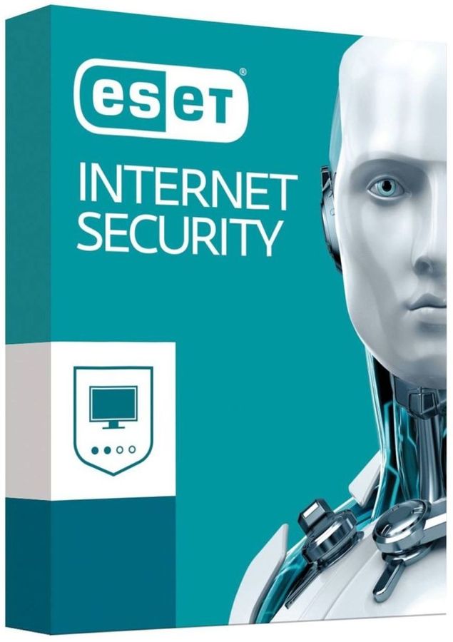 Антивирус ESET NOD32 Internet Security , продление, Russian, 1 лицензия, 3 устройства, на 12 месяцев, BOX (NOD32-EIS-RN(BOX)-1-3)