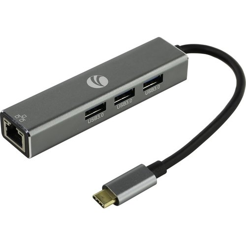 Концентратор VCOM DH311A, 3xUSB 3.0, 0 + Ethernet RJ45