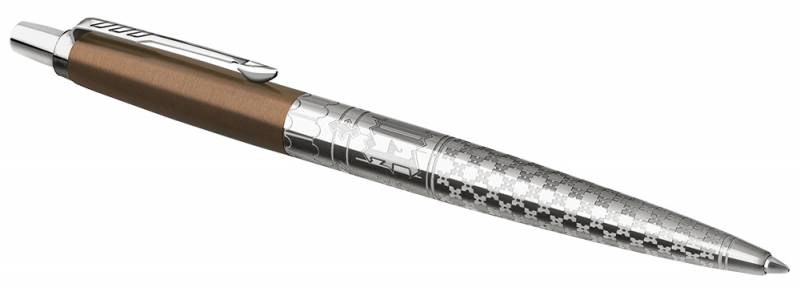 

Ручка шариковая автомат Parker Core Special Edition Jotter K175 London Architecture Gothic Bronze, синий, нержавеющая сталь, подарочная упаковка (2025826), Jotter K175 London Architecture Gothic Bronze