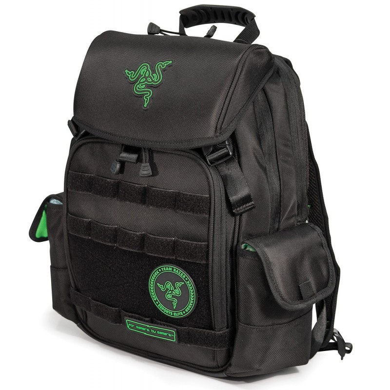 

15" Рюкзак Razer Tactical Pro Gaming Backpack , черный/зеленый (RAZERBP15), Tactical Pro Gaming Backpack