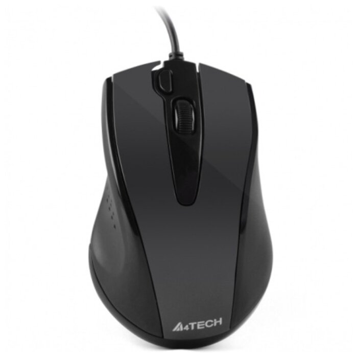 

Мышь проводная A4Tech V-Track Padless N-500FS, 1000dpi, оптическая светодиодная, USB, черный, V-Track Padless N-500FS