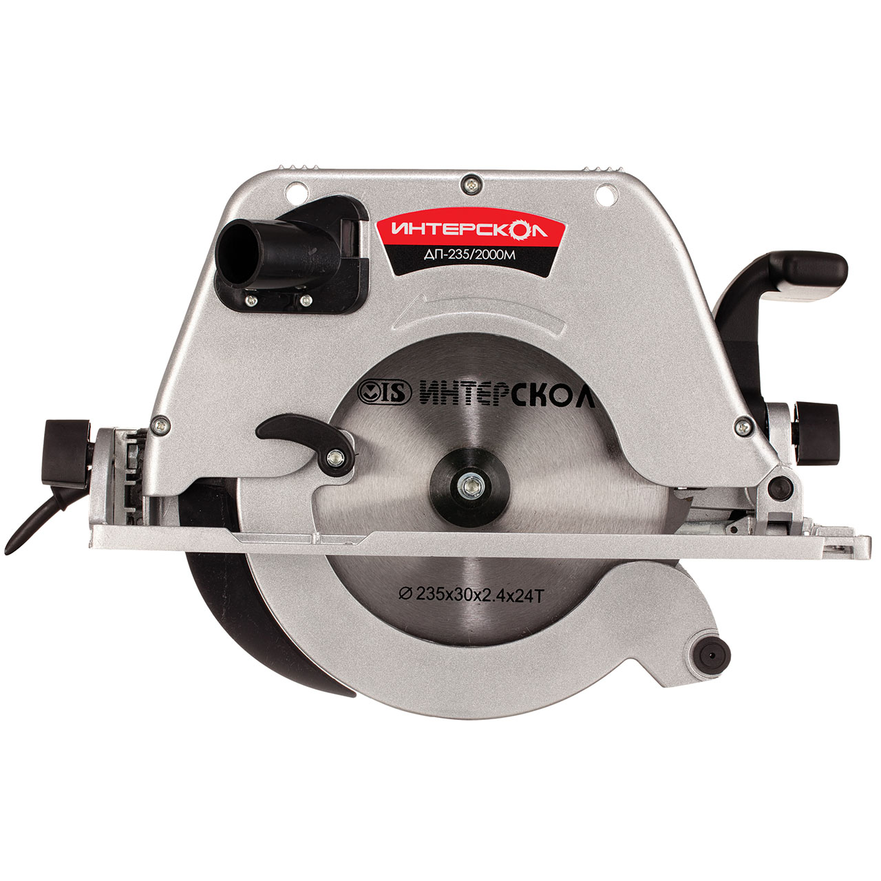 

Дисковая пила Интерскол ДП-235/2000M, 2000Вт, 4200 об/мин, диаметр диска 235мм (554.1.0.70), ДП-235/2000M