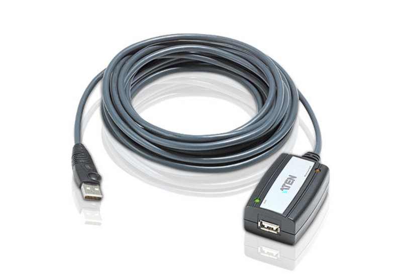 

Кабель-удлинитель USB(Am)-USB(Af), 5 м, черный, Aten UE250 (UE250-AT), UE250