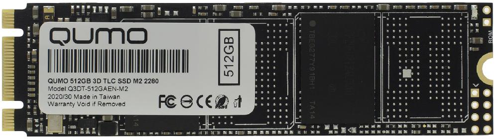 SSD Qumo Novation TLC 3D GAEN 512Gb M.2 (Q3DT-512GAEN-M2)