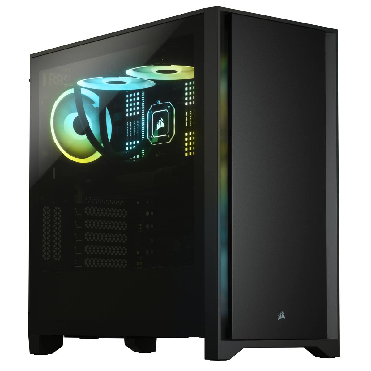 

Корпус Corsair 4000D , ATX, Mid-Tower, USB 3.0, USB Type-C, черный, Без БП (CC-9011198-WW), 4000D