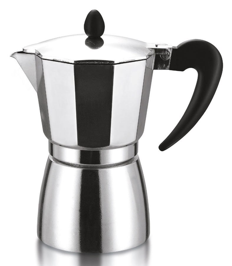 

Кофеварка гейзерная ITALCO Soft, кофе молотый, 120 мл, серебристый (275300), Soft