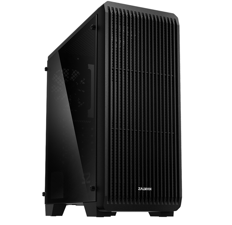 Корпус Zalman S2 TG, Midi-Tower, без БП, черный
