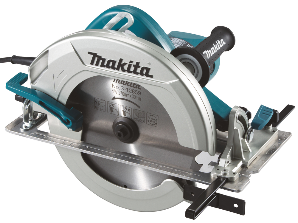 

Циркулярная пила Makita HS0600, 2 кВт, 4300 об/мин, диаметр диска 27 см 54 В (0088381836029), HS0600